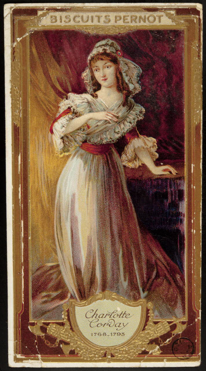 carte réclame Charlotte  Corday  1768-1793 1972.59.158 Photo