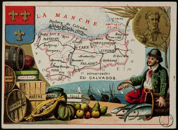 Carte réclame DEPARTEMENT  DU CALVADOS. 1972.59.16 Photo