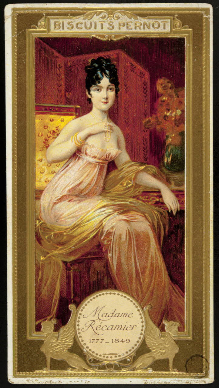 carte réclame Madame  Récamier  1777-1849 1972.59.160 Photo