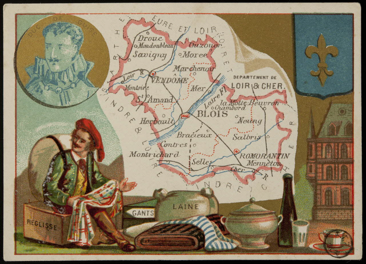 Carte réclame DEPARTEMENT DE  LOIR & CHER 1972.59.41 Photo