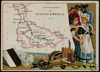 Carte réclame DEPARTEMENT  DE  MEURTHE & MOSELLE 1972.59.54 Photo