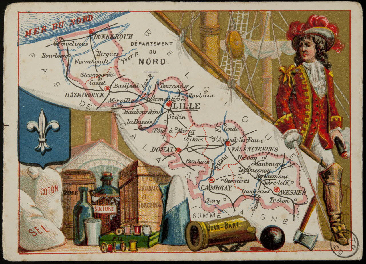 Carte réclame DEPARTEMENT  DU  NORD. 1972.59.58 Photo