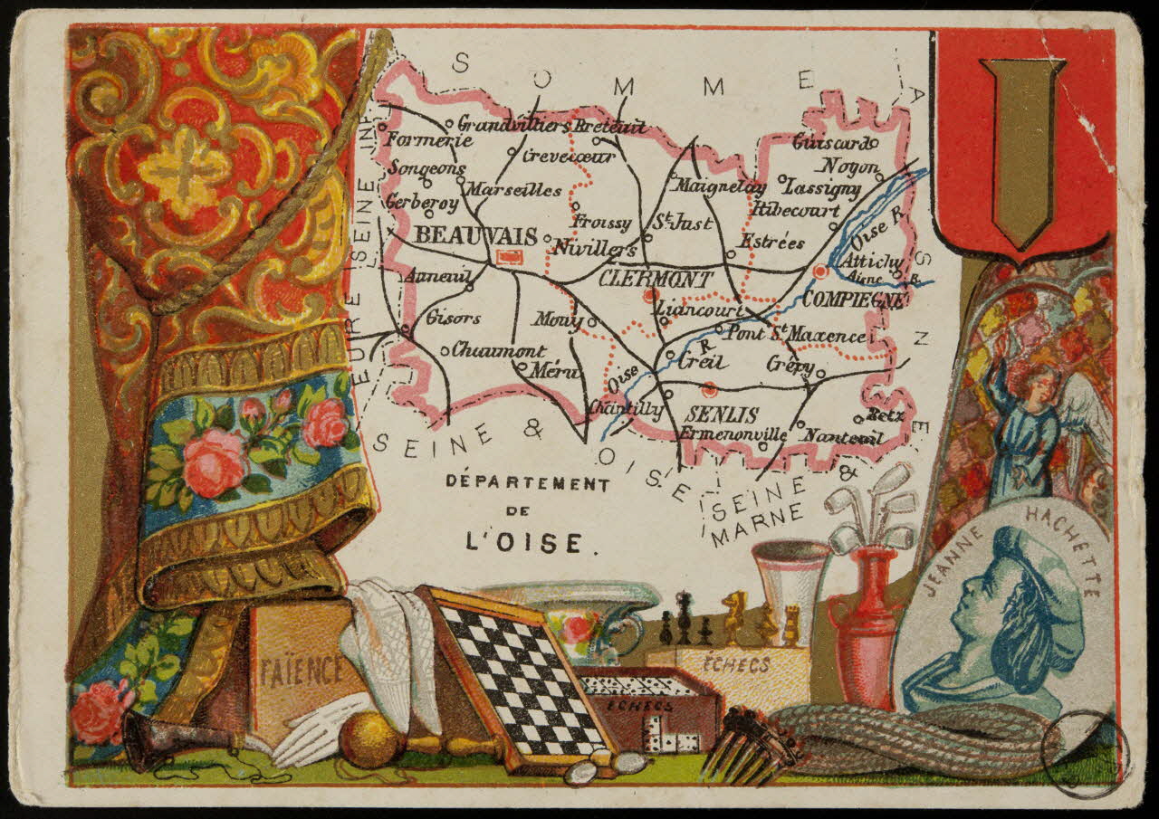 Carte réclame DEPARTEMENT  DE  L'OISE. 1972.59.59 Photo
