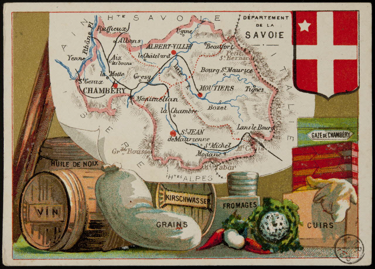 Carte réclame DEPARTEMENT  DE LA  SAVOIE 1972.59.70 Photo
