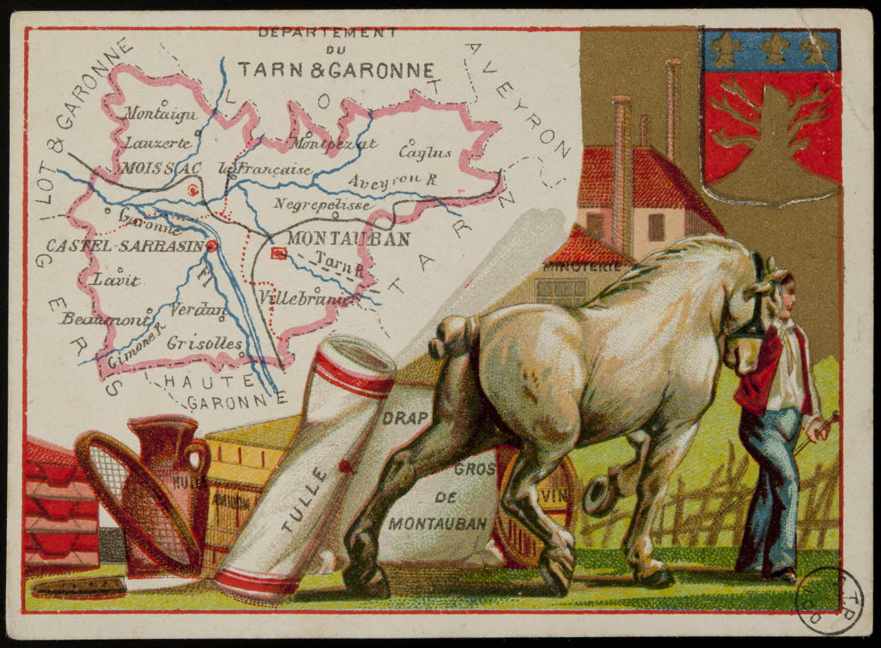 Carte réclame DEPARTEMENT  DU  TARN & GARONNE 1972.59.79 Photo
