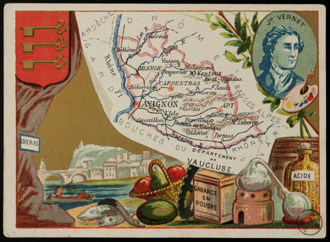Carte réclame DEPARTEMENT  DE  VAUCLUSE. 1972.59.81 Photo