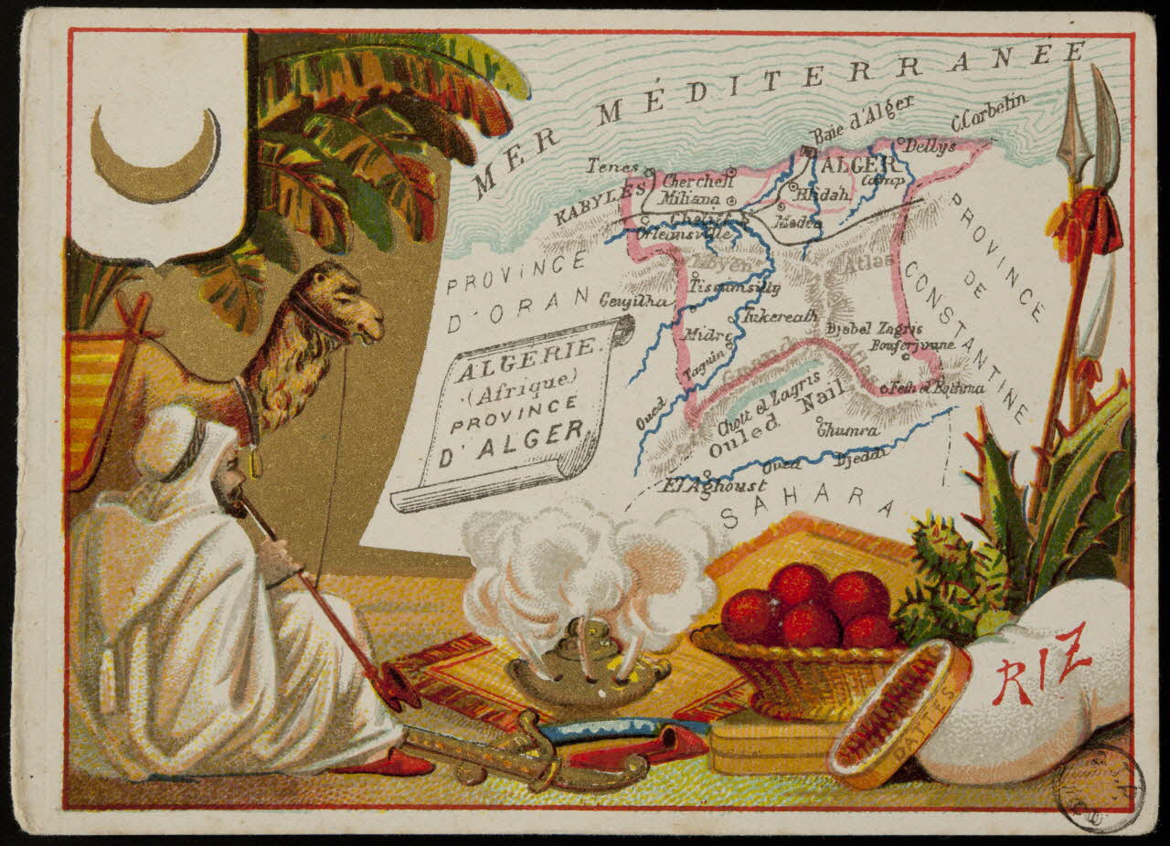 Carte réclame ALGERIE.  (Afrique)  PROVINCE  D'ALGER 1972.59.90 Photo