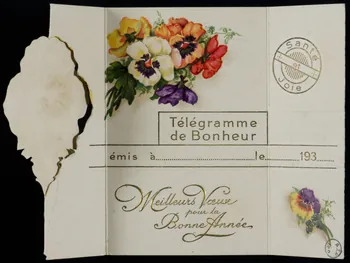 estampe Carte de voeux 1972.6.46 Photo