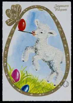 estampe Joyeuses  Pâques 1972.6.47  Photo