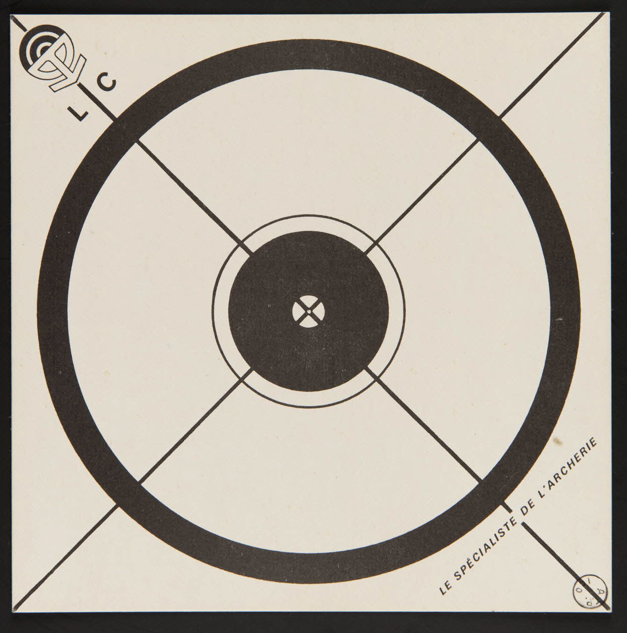 estampe LE SPECIALISTE DE L'ARCHERIE 1972.80.5 Photo