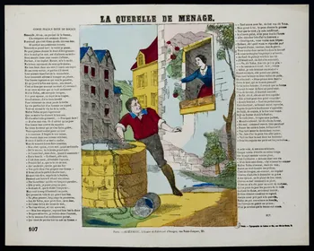 estampe LA QUERELLE DE MENAGE. 1972.83.24 Photo