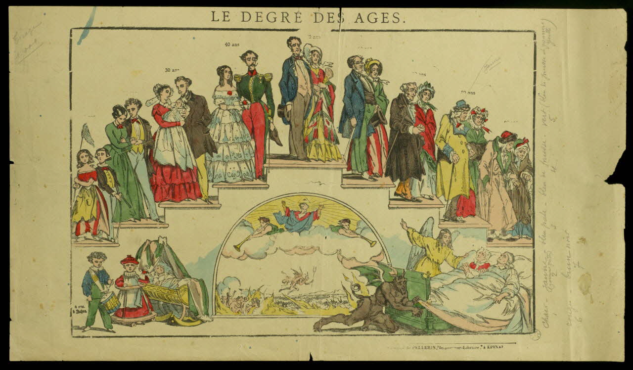 estampe LE DEGRE DES AGES. 1972.83.26 Photo