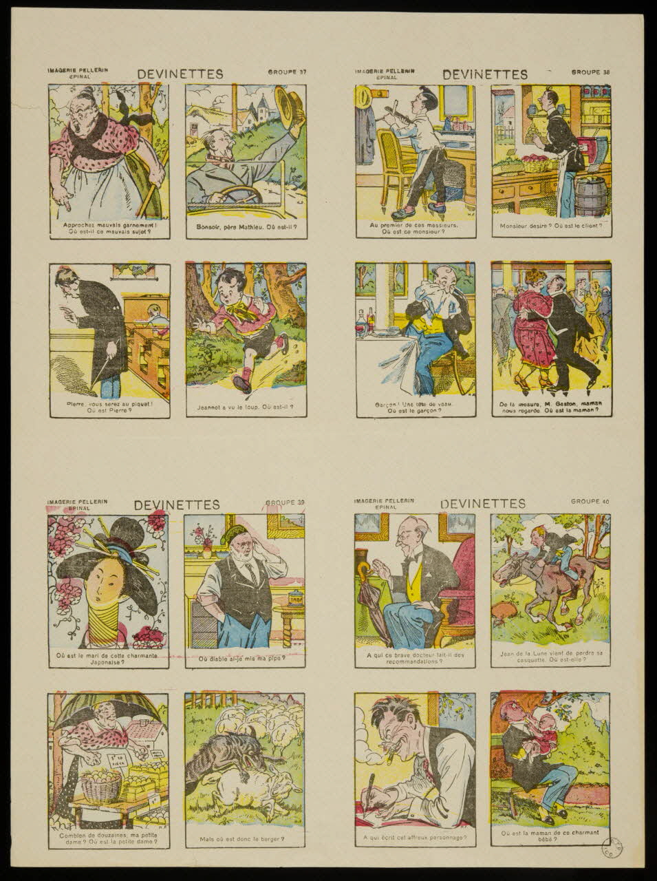 estampe DEVINETTES 1972.83.29 Photo