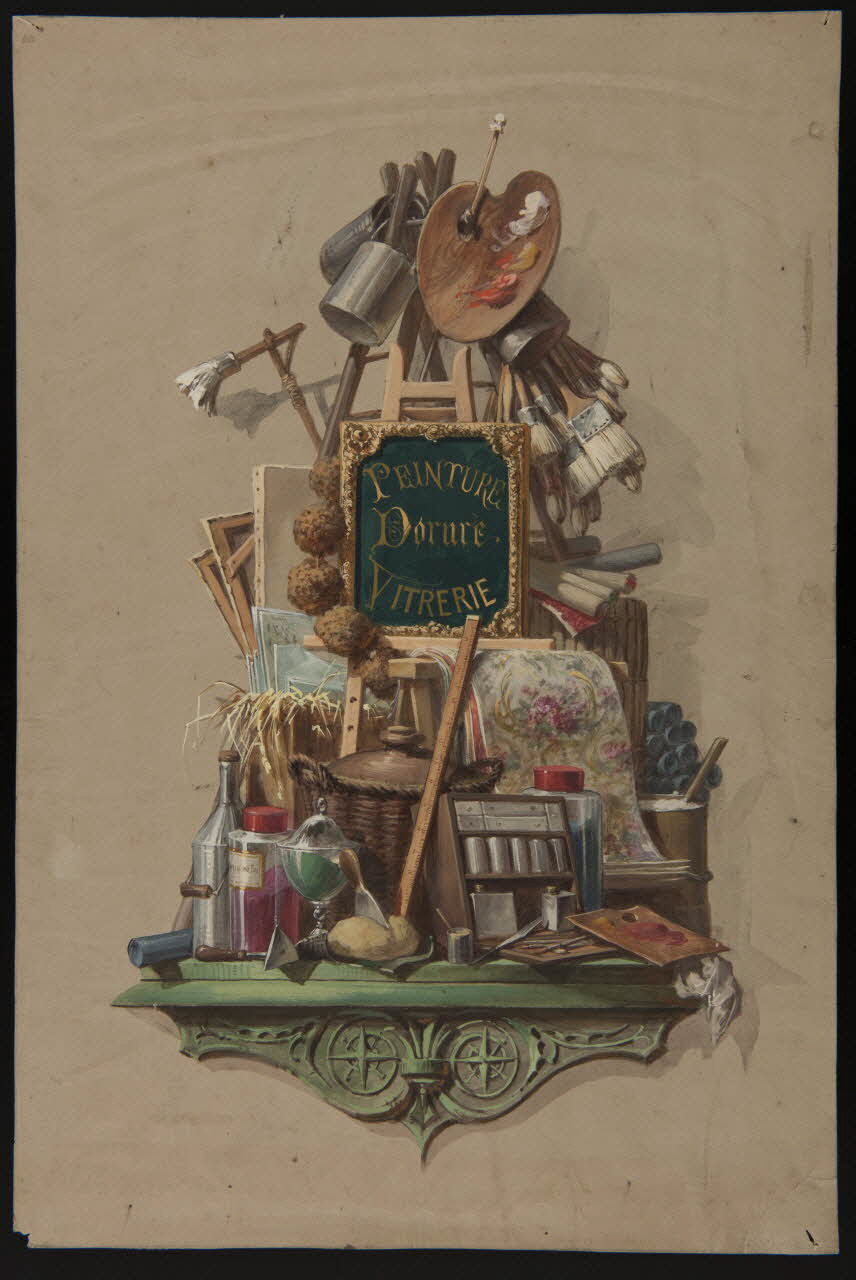 dessin Maquette pour une enseigne 1972.87.18 Photo