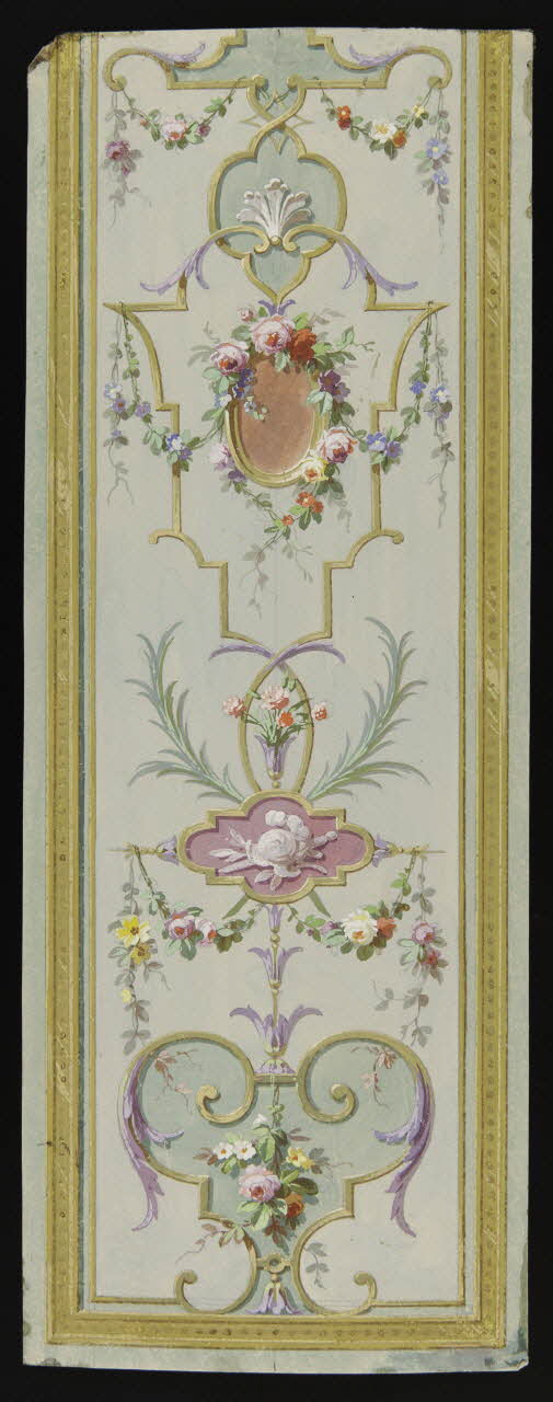 dessin Décor floral 1972.87.21 Photo