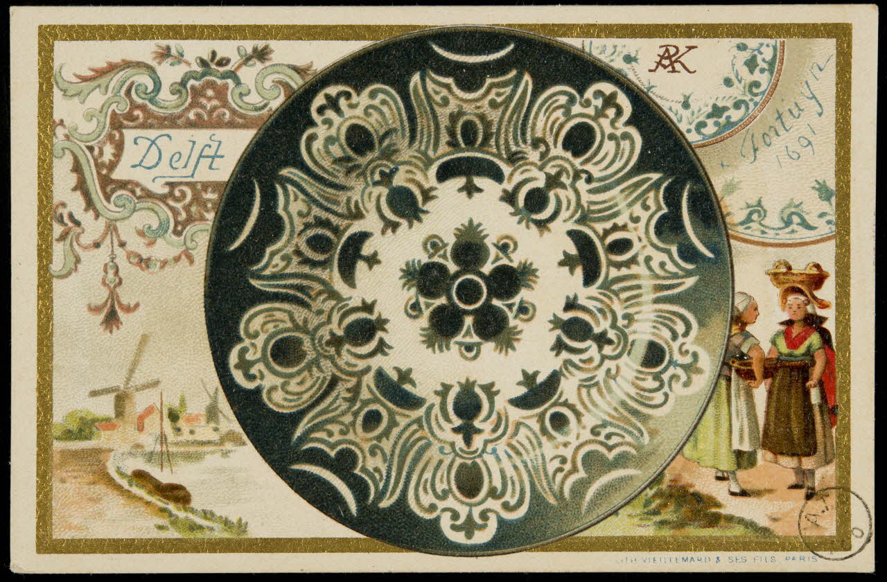 carte réclame Delft 1975.3.13 Photo