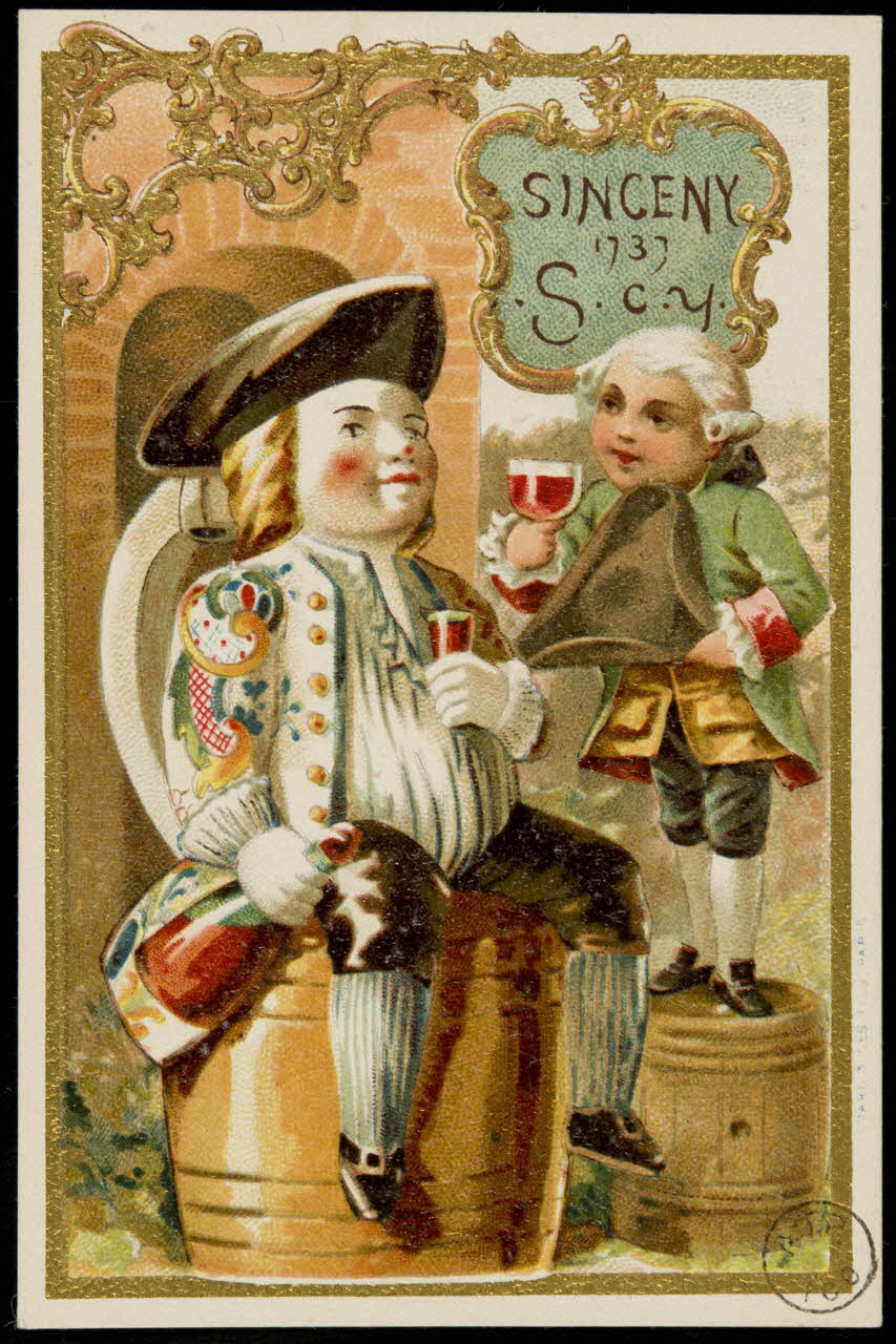 carte réclame SINCENY 1975.3.14 Photo