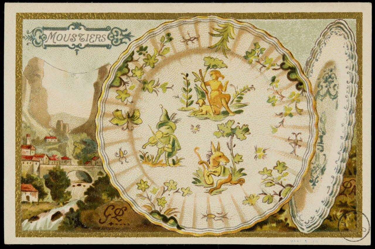 carte réclame MOUSTIERS 1975.3.15 Photo