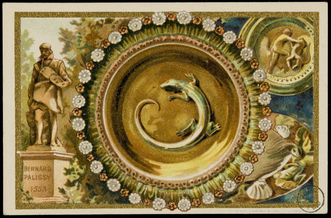 carte réclame BERNARD  PALISSY  1553 1975.3.22 Photo