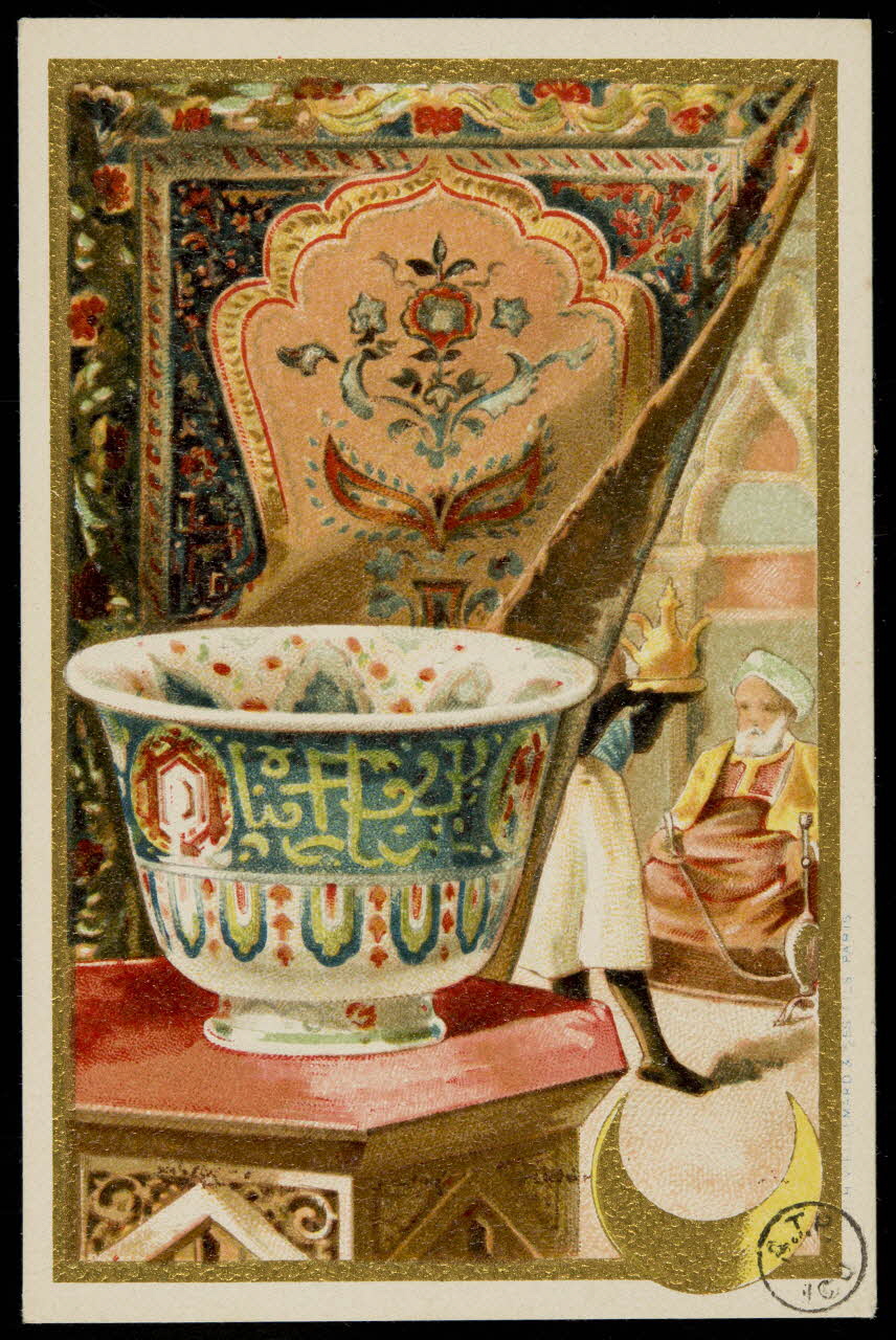 carte réclame Scène orientale 1975.3.23 Photo