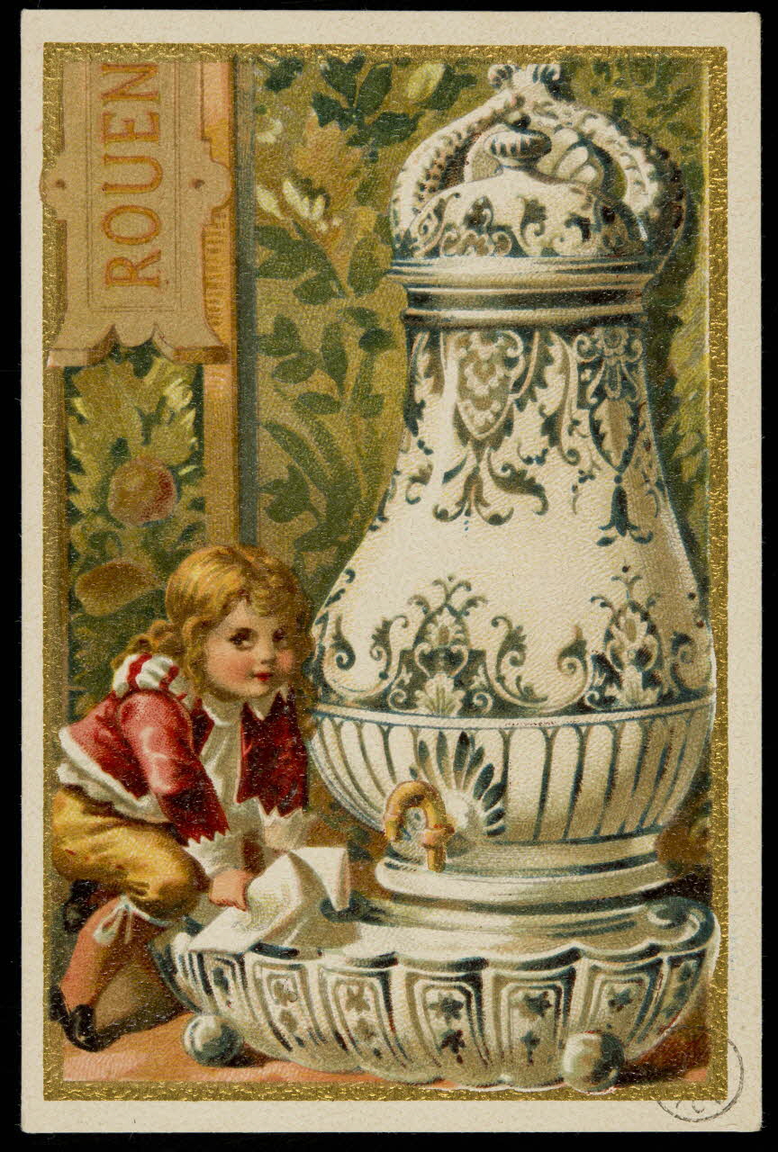 carte réclame ROUEN 1975.3.8 Photo