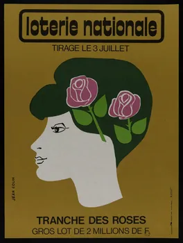 affiche loterie nationale  TRANCHE DES ROSES 1976.20.100 Photo