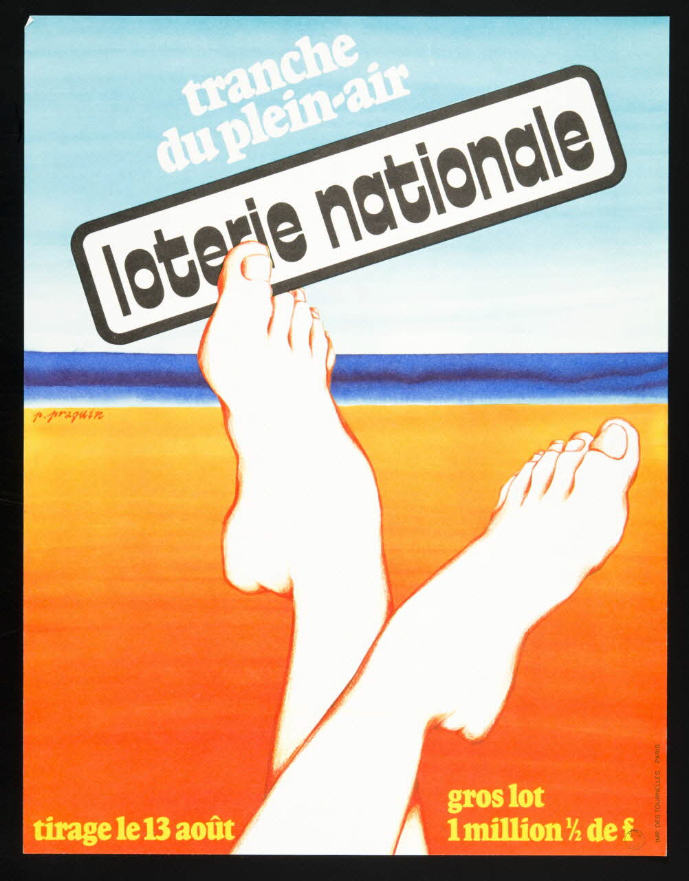 affiche tranche  du plein-air  loterie nationale 1976.20.112 Photo