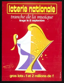 affiche loterie nationale  tranche de la musique 1976.20.119 Photo