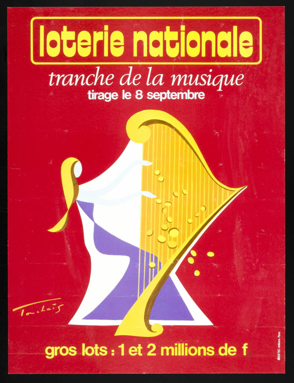 affiche loterie nationale  tranche de la musique 1976.20.120 Photo