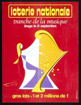 affiche loterie nationale  tranche de la musique 1976.20.120 Photo