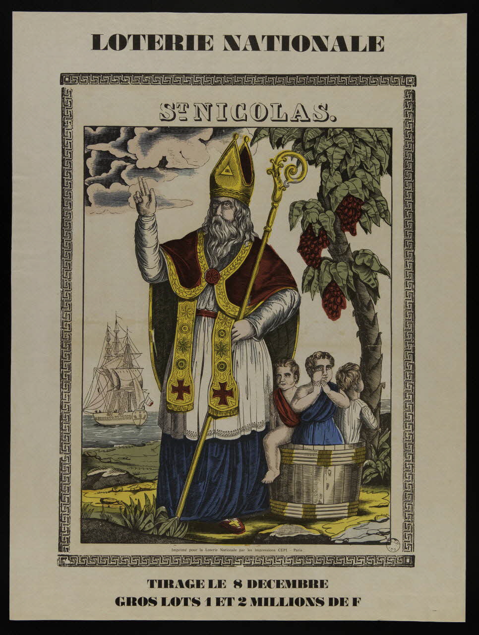 affiche LOTERIE NATIONALE  ST NICOLAS. 1976.20.163 Photo