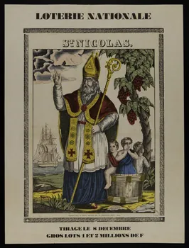 affiche LOTERIE NATIONALE  ST NICOLAS. 1976.20.164 Photo