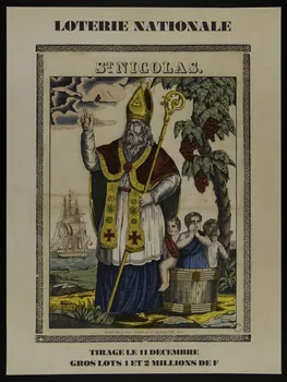 affiche LOTERIE NATIONALE  ST NICOLAS. 1976.20.166 Photo