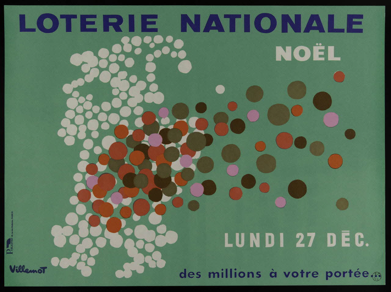 affiche LOTERIE NATIONALE  NOEL 1976.20.170 Photo