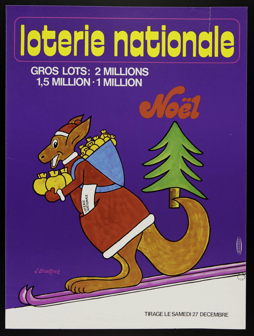 affiche loterie nationale  Noël 1976.20.171 Photo