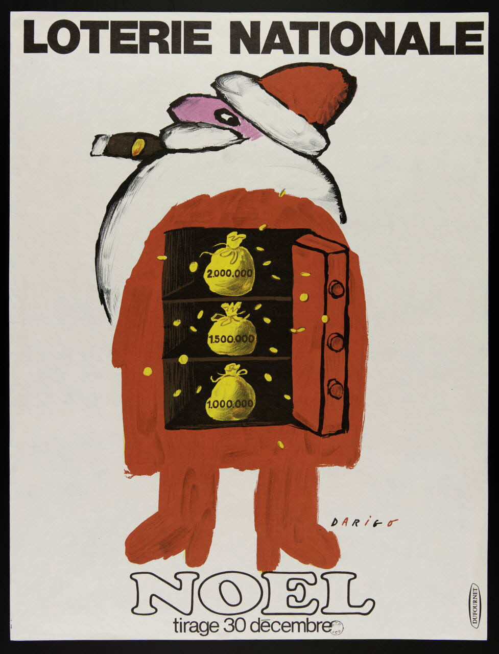 affiche LOTERIE NATIONALE  NOEL 1976.20.174 Photo