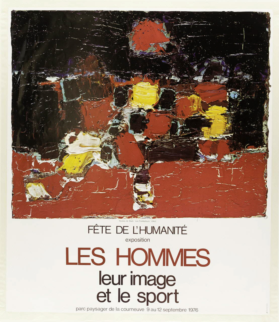 affiche LES HOMMES  leur image  et le sport 1976.20.20 Photo