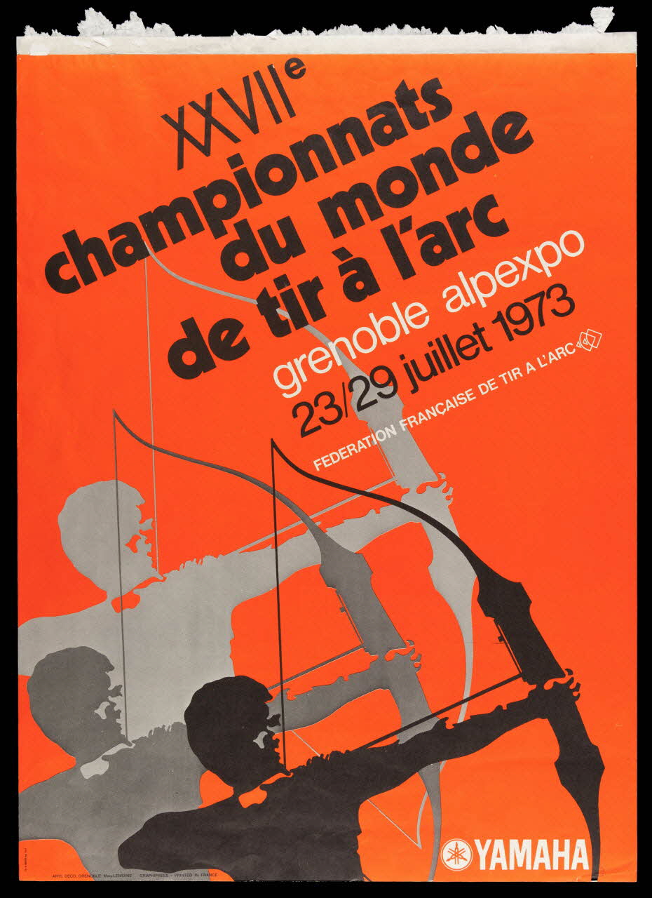 affiche XXVIIe  championnats  du monde  de tir à l'arc 1976.20.6 Photo