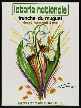 affiche loterie nationale  tranche du muguet 1976.20.78 Photo