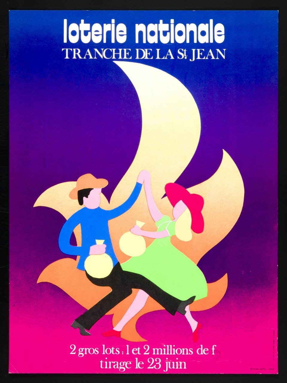affiche loterie nationale  TRANCHE DE LA St. JEAN 1976.20.94 Photo