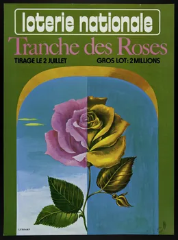 affiche loterie nationale  Tranche des Roses 1976.20.99  Photo