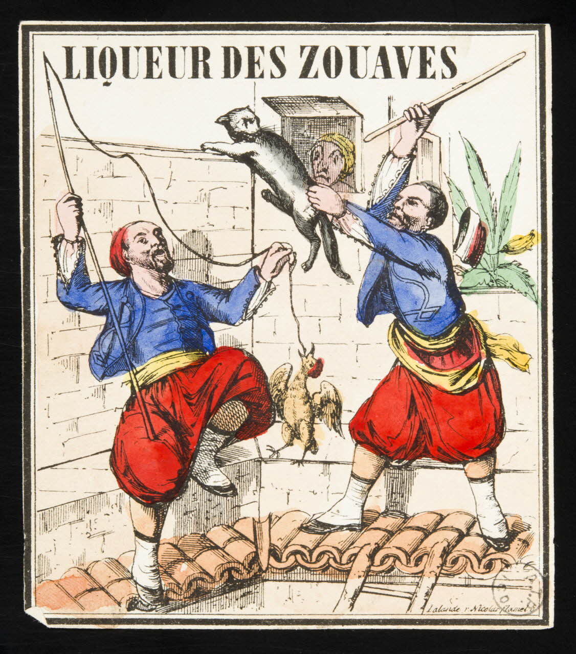 estampe LIQUEUR DES ZOUAVES 1976.25.26 Photo