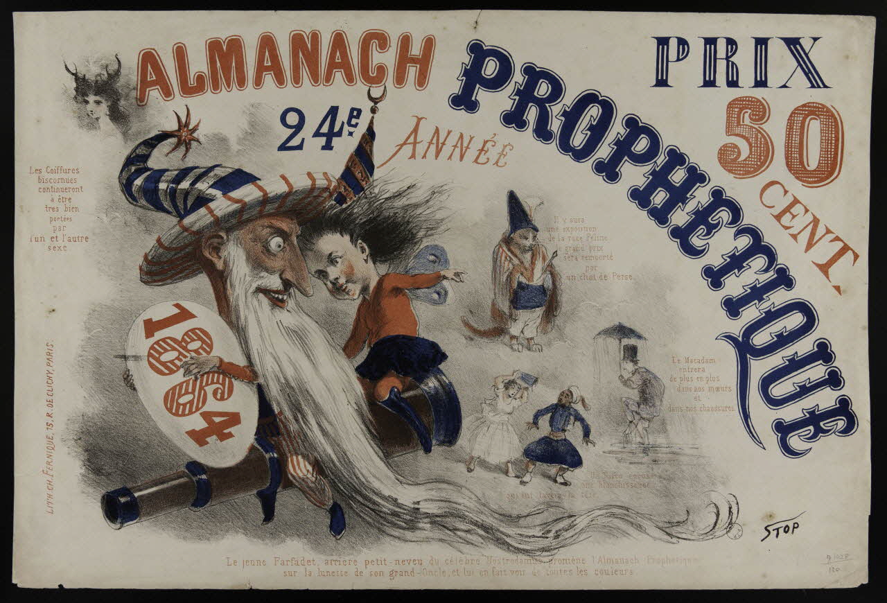 estampe ALMANACH PROPHETIQUE 1976.27.10 Photo