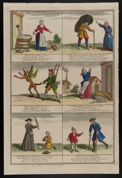 estampe Suite de scènes illustrant des proverbes 1976.27.2 Photo