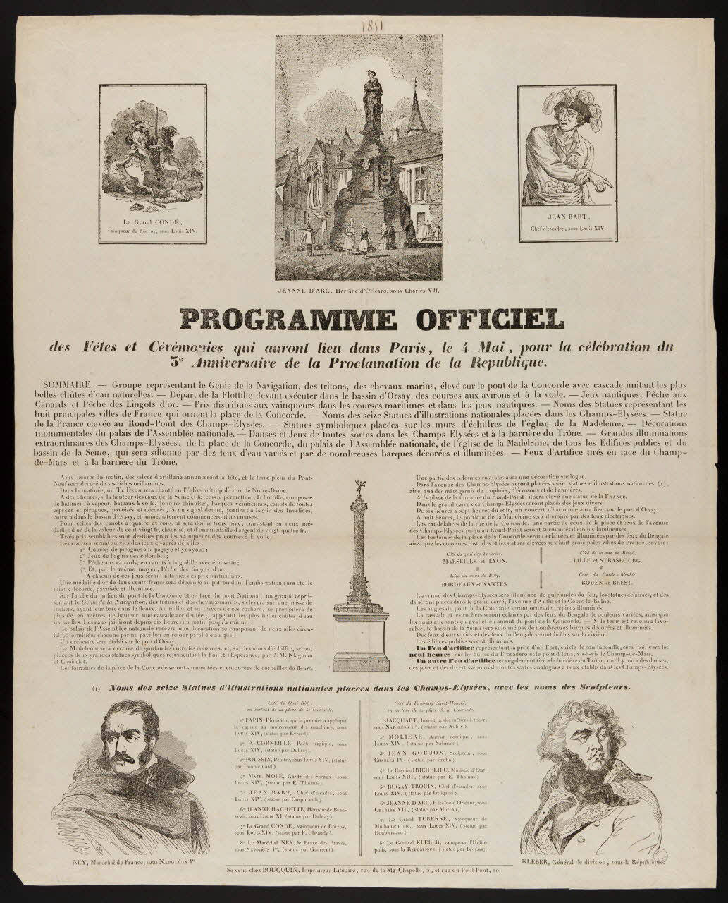 estampe PROGRAMME OFFICIEL 1976.27.8 Photo