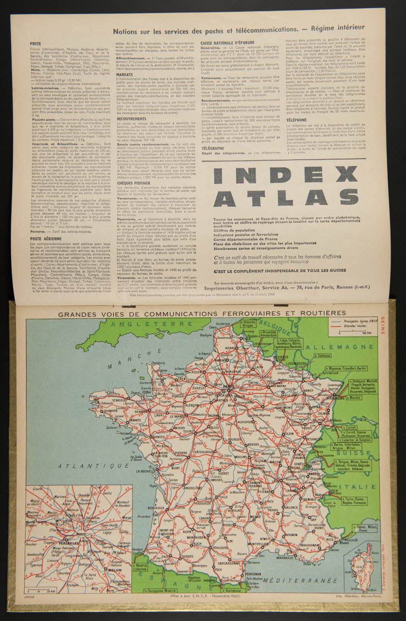 estampe ALMANACH  DES  P.T.T.  1963 1976.31.48 Photo