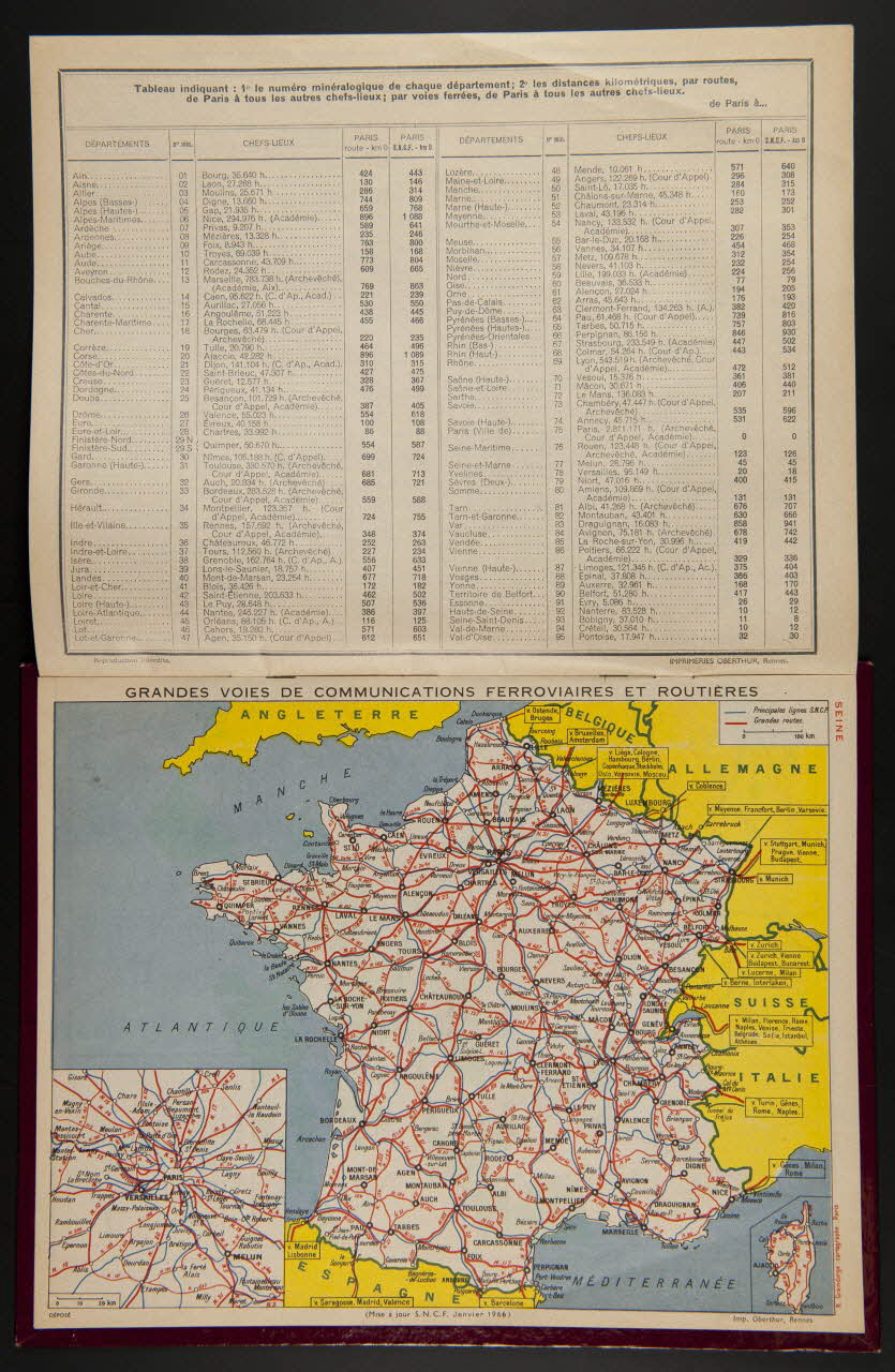 estampe ALMANACH  DES P.T.T.  1967 1976.31.52 Photo