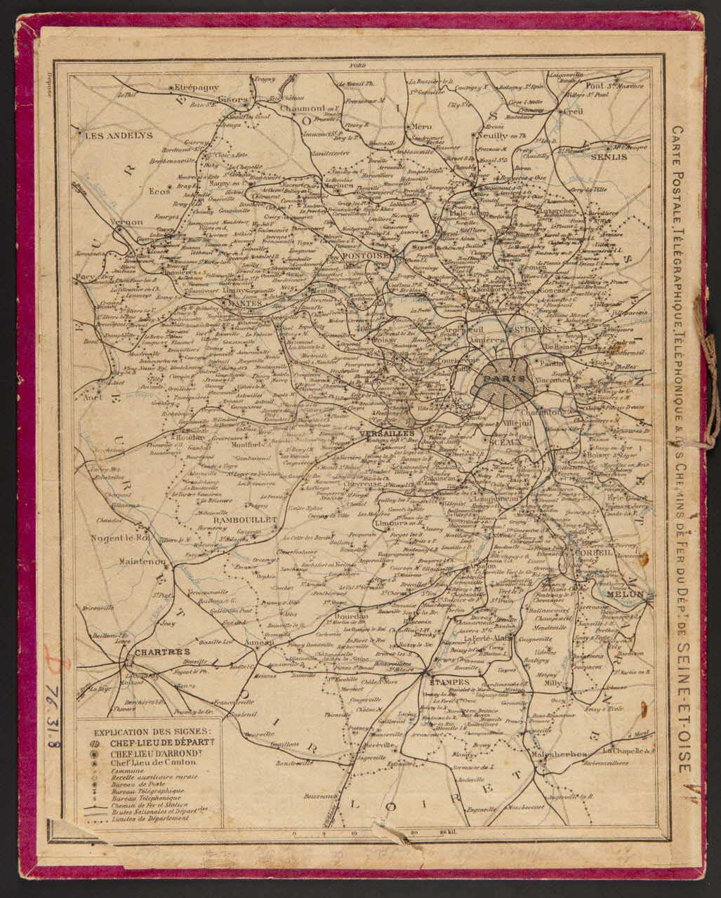 estampe ALMANACH  des Postes  et des Télégraphes  1920  ANNEE  BISSEXTILE 1976.31.8 Photo