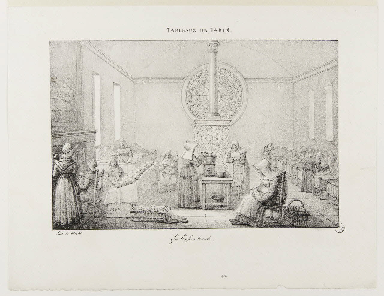 estampe TABLEAUX DE PARIS.  Les Enfants trouvés. 1976.41.10 Photo