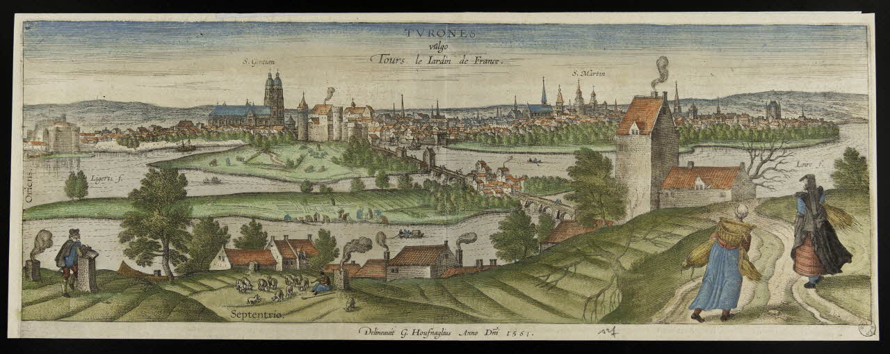 estampe TURONES  vùlgo  Tours. Le Jardin de France. 1976.41.18 Photo
